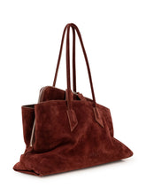 THE ATTICO - Borsa La Passeggiata Medium - Marrone - LIDIASHOPPING® - Official Website