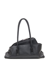THE ATTICO - Borsa La Passeggiata Small - Nero - LIDIASHOPPING® - Official Website