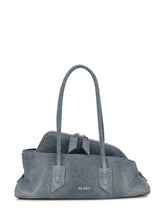 THE ATTICO - Borsa La Passeggiata Small - Blu - LIDIASHOPPING® - Official Website