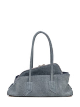 THE ATTICO - Borsa La Passeggiata Small - Blu - LIDIASHOPPING® - Official Website