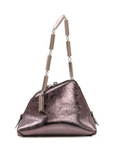 THE ATTICO - Clutch La Scala con Tracolla Gioiello - Grigio - LIDIASHOPPING® - Official Website