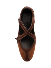 THE ATTICO - Floor 01 Ballet Flats - Brown - LIDIASHOPPING® - Official Website