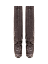 THE ATTICO - Leon High Boots with Soft Shaft - Grey - LIDIASHOPPING® - Official Website