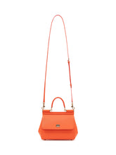 DOLCE & GABBANA - Borsa a Mano Sicily Piccola - Arancione - LIDIASHOPPING® - Official Website
