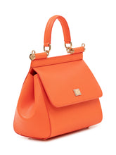 DOLCE & GABBANA - Borsa a Mano Sicily Piccola - Arancione - LIDIASHOPPING® - Official Website
