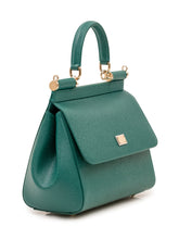 DOLCE & GABBANA - Borsa a Mano Sicily Piccola - Verde - LIDIASHOPPING® - Official Website
