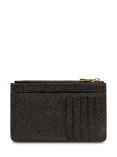 DOLCE & GABBANA - Portacarte con Placca Frontale e Zip - Nero - LIDIASHOPPING® - Official Website