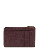 DOLCE & GABBANA - Portacarte con Placca Frontale e Zip - Viola - LIDIASHOPPING® - Official Website