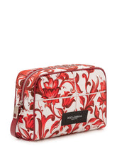 DOLCE & GABBANA - Pochette con Motivo Ornamentale - Rosso - LIDIASHOPPING® - Official Website