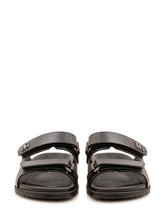 DOLCE & GABBANA - Sandalo Slide con Doppia Fascia - Nero - LIDIASHOPPING® - Official Website