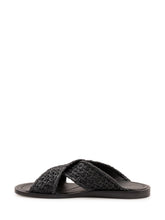 DOLCE & GABBANA - Sandali Flat con Fasce Intrecciate - Nero - LIDIASHOPPING® - Official Website