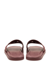 DOLCE & GABBANA - Sandali Slide in Gomma con Fascia Sagomata - Viola - LIDIASHOPPING® - Official Website