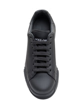 DOLCE & GABBANA - Sneaker Bassa con Lacci - Nero - LIDIASHOPPING® - Official Website