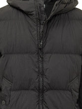 STONE ISLAND - Parka Imbottito con Cappuccio - Nero - LIDIASHOPPING® - Official Website
