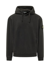 STONE ISLAND - Felpa con Cappuccio e Tasche - Nero - LIDIASHOPPING® - Official Website