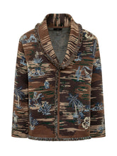ALANUI - Cardigan Tex Hawaii con Frange - Marrone - LIDIASHOPPING® - Official Website