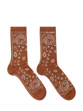 ALANUI - Bandana Socks - Brown - LIDIASHOPPING® - Official Website