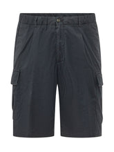 BRIGLIA - Bermuda Cargo con Tasche Applicate - Blu - LIDIASHOPPING® - Official Website