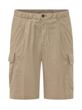 BRIGLIA - Bermuda Cargo con Tasche Applicate - Beige - LIDIASHOPPING® - Official Website