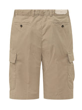 BRIGLIA - Bermuda Cargo con Tasche Applicate - Beige - LIDIASHOPPING® - Official Website