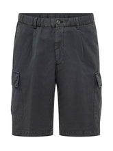 BRIGLIA - Bermuda Cargo con Tasche Applicate - Blu - LIDIASHOPPING® - Official Website