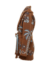ALANUI - Cardigan Island Roots con Ricami e Frange - Marrone - LIDIASHOPPING® - Official Website