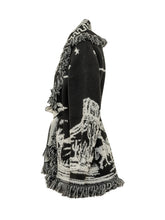 ALANUI - Cardigan Canyon Spirit con Frange e Cintura - Nero - LIDIASHOPPING® - Official Website