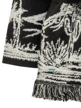 ALANUI - Cardigan Canyon Spirit con Frange e Cintura - Nero - LIDIASHOPPING® - Official Website