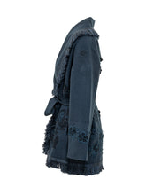 ALANUI - Nature in Bloom Cardigan with Figurative Motifs - Blue - LIDIASHOPPING® - Official Website