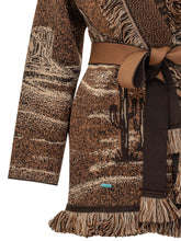 ALANUI - Wild Wild Cardigan con Frange - Marrone - LIDIASHOPPING® - Official Website