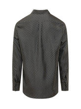 DOLCE & GABBANA - Camicia a Pois Piccoli - Nero - LIDIASHOPPING® - Official Website