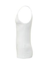 DOLCE & GABBANA - Top Smanicato a Coste con Logo - Bianco - LIDIASHOPPING® - Official Website
