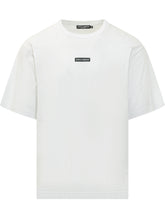 DOLCE & GABBANA - T-shirt con Logo Frontale - Bianco - LIDIASHOPPING® - Official Website