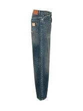 DOLCE & GABBANA - Pantaloni Cinque Tasche con Abrasioni - Blu - LIDIASHOPPING® - Official Website