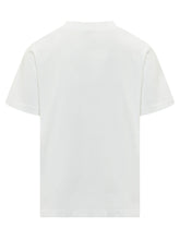 CASABLANCA - T-shirt con Stampa Logo - Bianco - LIDIASHOPPING® - Official Website