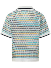 CASABLANCA - Camicia Tuck Stitch a Maniche Corte - Multicolore - LIDIASHOPPING® - Official Website