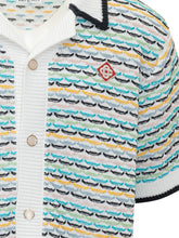 CASABLANCA - Camicia Tuck Stitch a Maniche Corte - Multicolore - LIDIASHOPPING® - Official Website