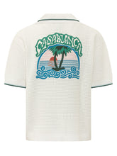 CASABLANCA - Camicia Crochet con Colletto Aperto - Bianco - LIDIASHOPPING® - Official Website