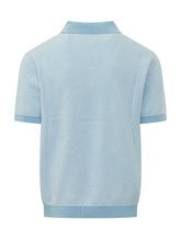 CASABLANCA - Polo a Righe Sottili - Blu - LIDIASHOPPING® - Official Website