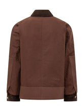 CASABLANCA - Workwear Jacket with Pockets - Brown - LIDIASHOPPING® - Official Website