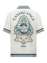 CASABLANCA - Camicia con Colletto Aperto - Bianco - LIDIASHOPPING® - Official Website