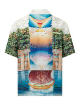CASABLANCA - Camicia con Stampa Paesaggio - Multicolore - LIDIASHOPPING® - Official Website