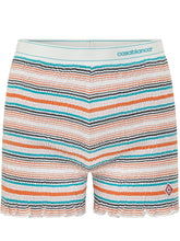 CASABLANCA - Shorts Arricciati a Righe - Multicolore - LIDIASHOPPING® - Official Website
