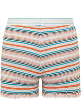 CASABLANCA - Shorts Arricciati a Righe - Multicolore - LIDIASHOPPING® - Official Website