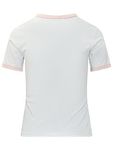 CASABLANCA - T-shirt Longline con Stampa Grafica - Bianco - LIDIASHOPPING® - Official Website