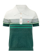 CASABLANCA - Polo a Righe con Maniche Corte - Multicolore - LIDIASHOPPING® - Official Website