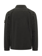 STONE ISLAND - Camicia in Velluto a Coste - Nero - LIDIASHOPPING® - Official Website