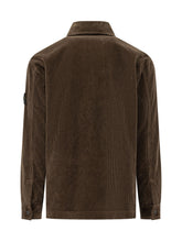 STONE ISLAND - Camicia in Velluto a Coste con Tasca - Verde - LIDIASHOPPING® - Official Website