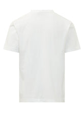 STONE ISLAND - T-shirt con Patch Logo - Bianco - LIDIASHOPPING® - Official Website