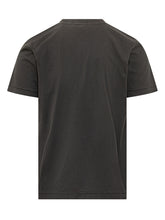 STONE ISLAND - T-shirt con Patch Logo - Nero - LIDIASHOPPING® - Official Website